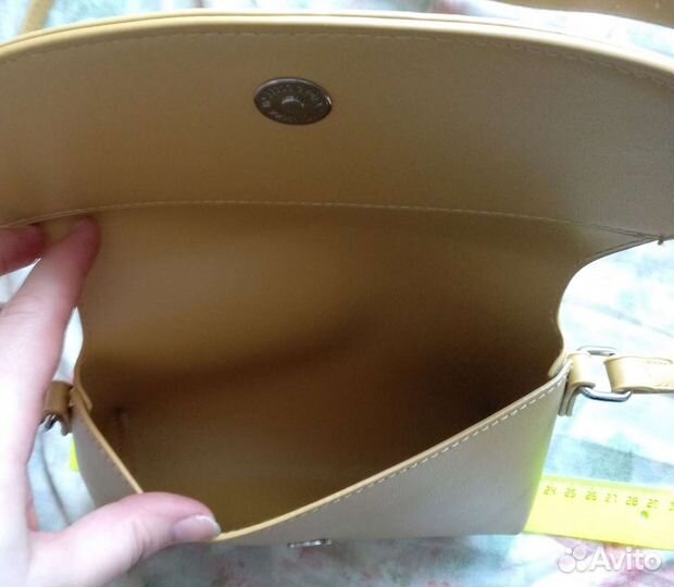 Сумка желтая летняя