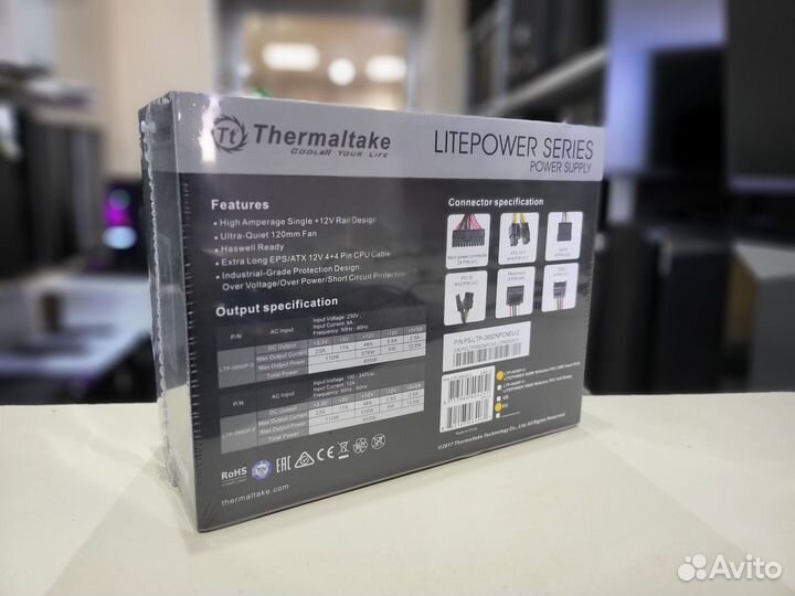 Новый блок питания Thermaltake 650W