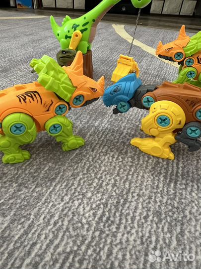 Динозавры игрушки конструктор