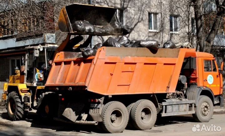 Вывоз мусора самосвал