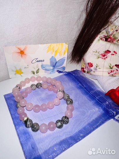 Браслет на руку из натуральных камней