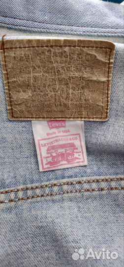 Джинсовая куртка levis мужская