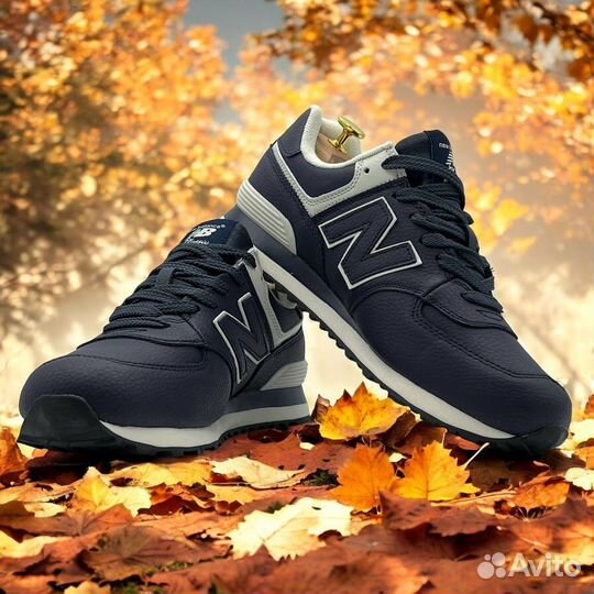 New Balance 574 кожаные