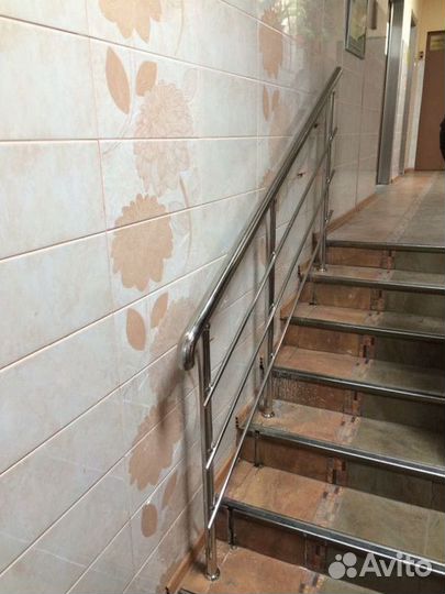 Винтовые лестничные ограждения из нержавейки