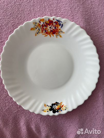 Тарелка Полевые цветы 20 см фарфор