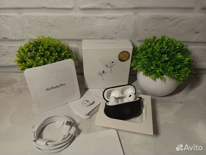 Airpods pro 2 premium с шумкой гарантия + чехол