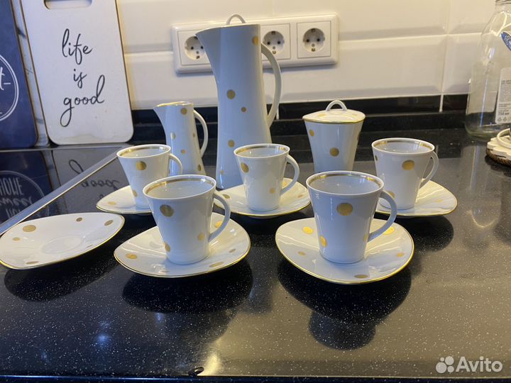 Кофейный сервиз фарфор ГДР