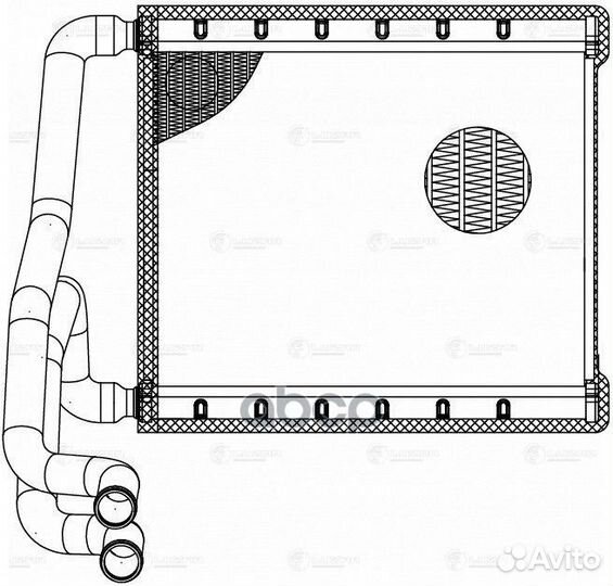 Радиатор отопителя hyundai elantra (15) LRH0823