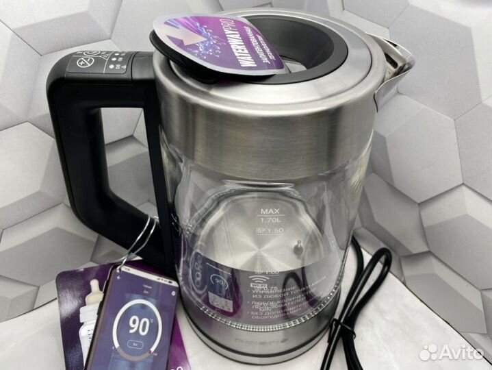 Чайник электрический polaris PWK 1725cgld, 2200Вт