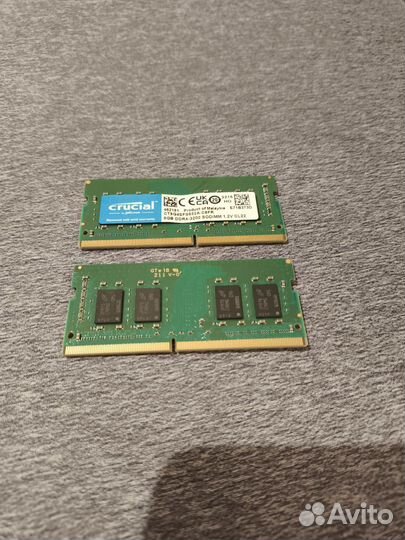 Оперативная память Crucial DDR4 2x8GB sodimm