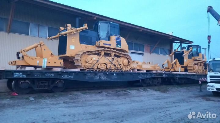 Железнодорожная перевозка спецтехники