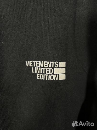 Vetements Limited Edition Logo T-shirt XL