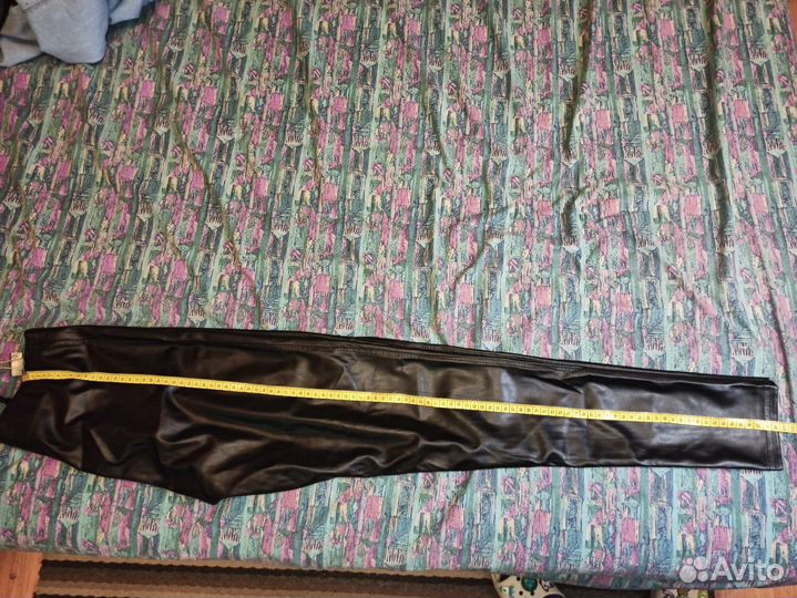 Брюки из искусственной кожи