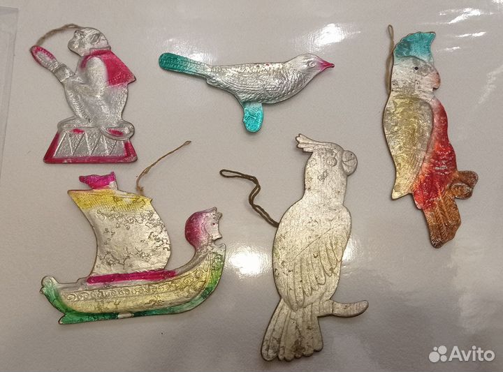 Елочные игрушки СССР - картонаж