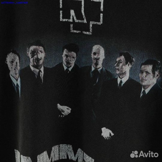 Футболка Rammstein new black мужская (Арт.62561)