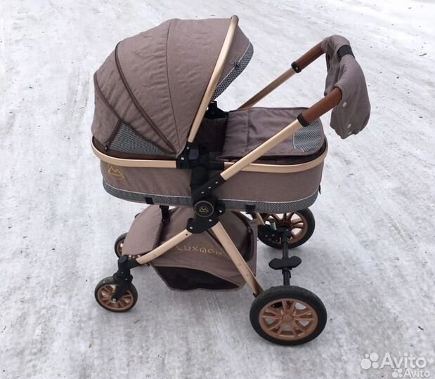 Коляска luxmom 3 в 1 бу