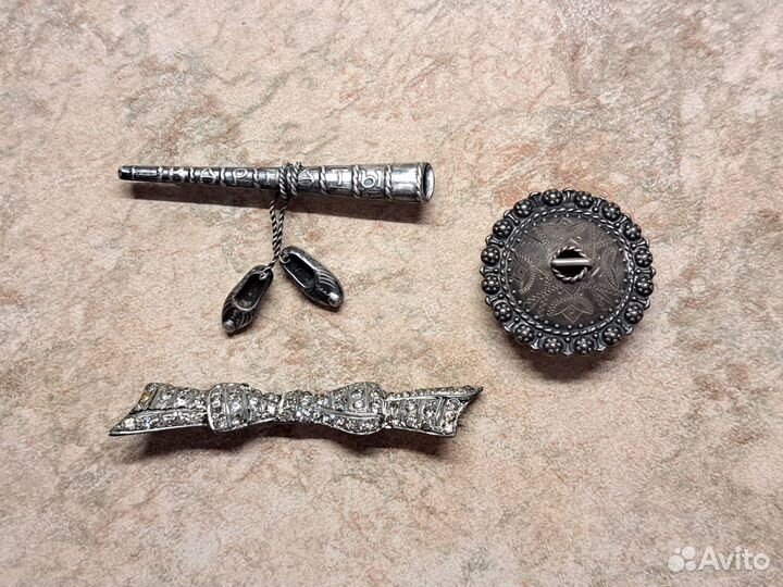 Броши СССР винтаж