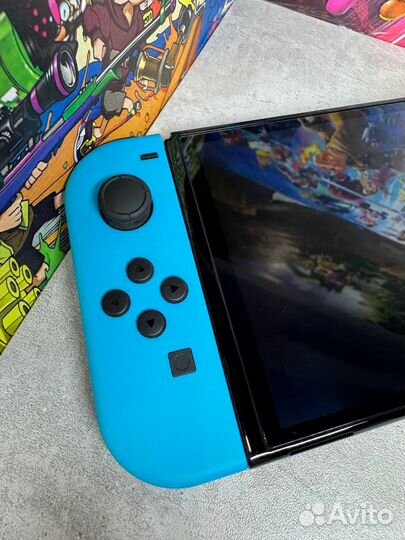 Новый Прошитый Nintendo Switch Oled 512GB/Kamikaze