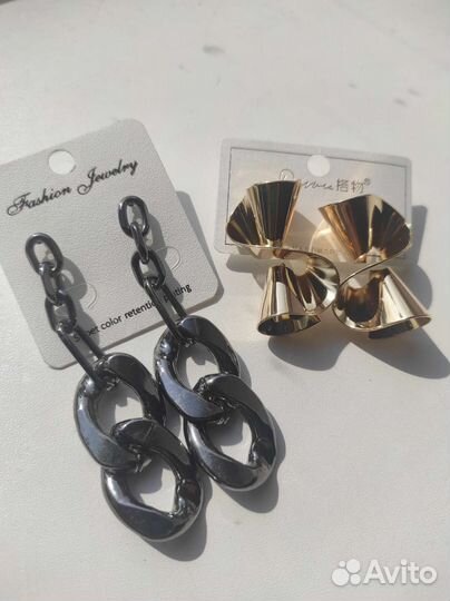 Серьги новые