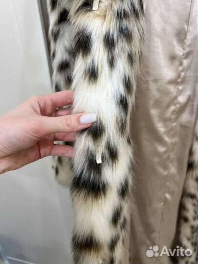 Шуба искусственная под рысь