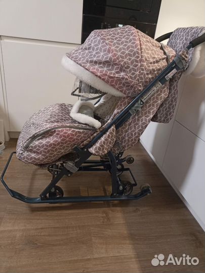 Детские санки-коляска Ника