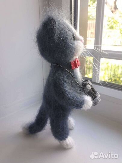 Вязаный котик