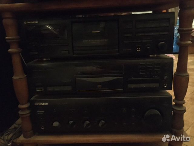 Pioneer кассетный магнитофон, CD-проигрыватель, ус