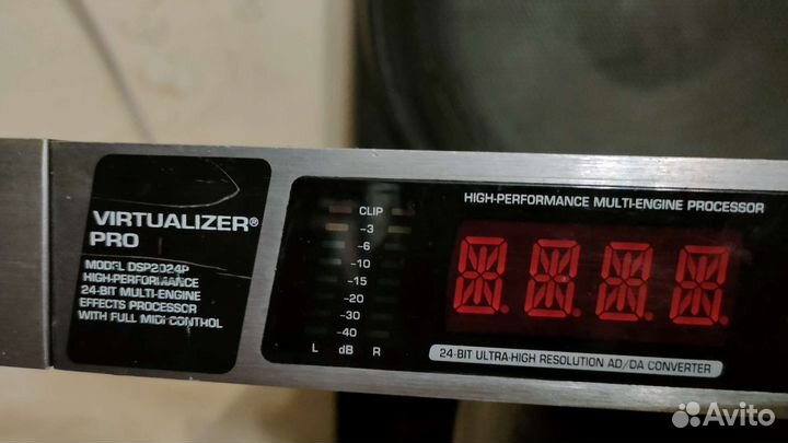 Behringer DSP-2024P virtualizerпроцессор Эффектов