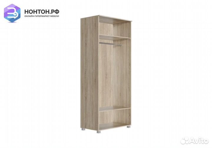 Шкаф 2-створчатый Мадлен дуб сонома светлый / ясен