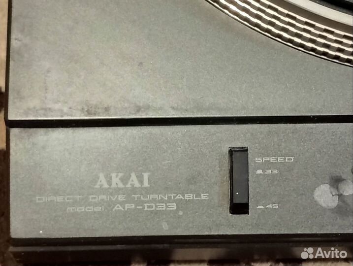 Проигрыватель винила Akai AP-D33 Япония