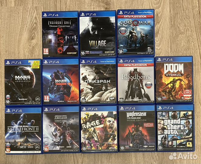 Игры для приставок ps4