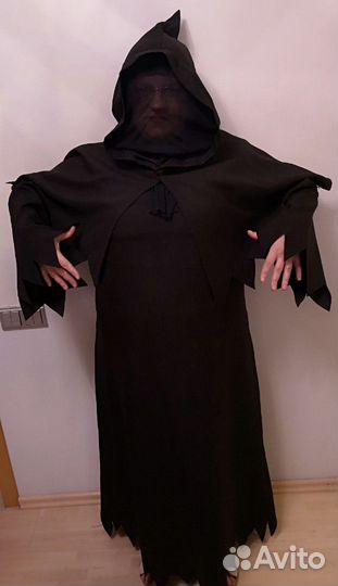 Костюм для хеллоуина Жуткий Жнец,новый, размер 54