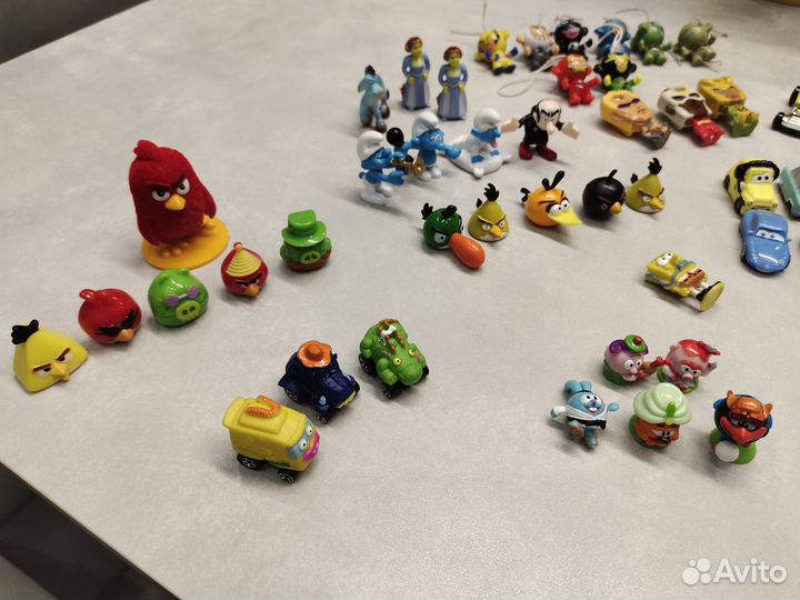 Фигурки Киндер, musse, rovio, sweet box, viacom