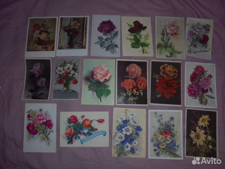 Цветы 1948 - 1960 гг Изогиз Сов худ Изобразит исск