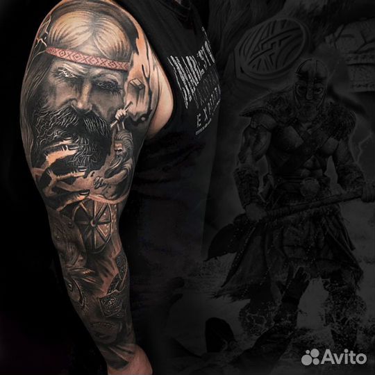 Татуировка в татустудии