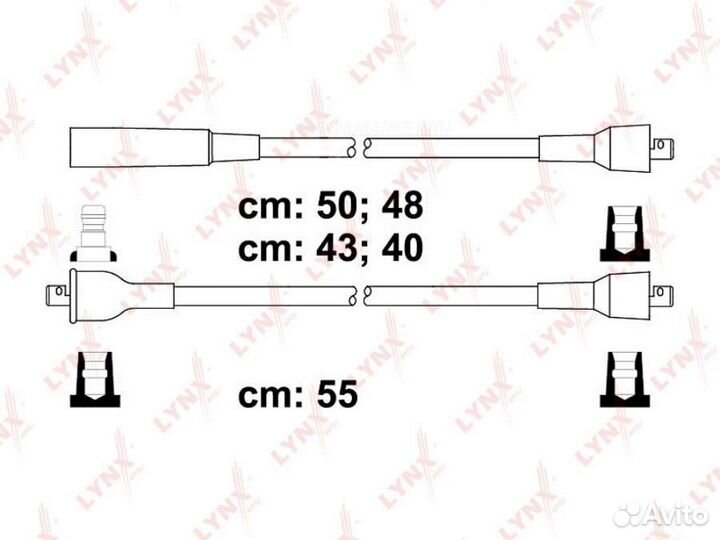 Lynxauto SPE4605 Комплект высоковольтных проводов