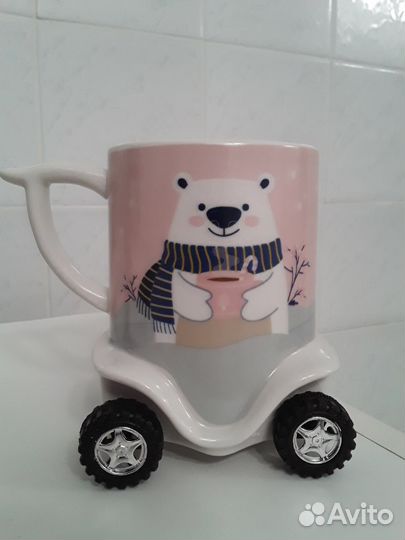 Новогодняя кружка на колесиках Kitchen inn