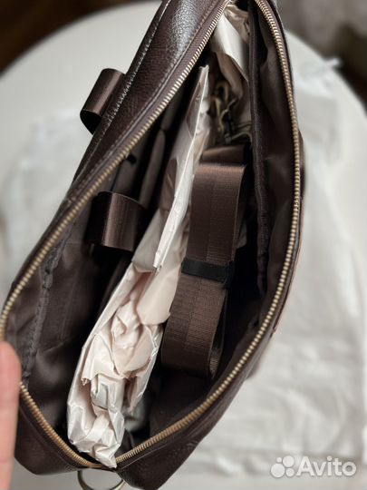 Мужской кожаный портфель новый