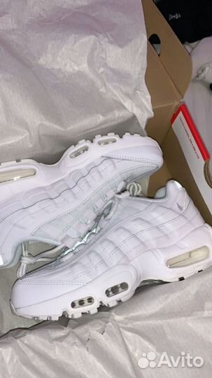 Кроссовки мужские белые Nike Air Max 95 White
