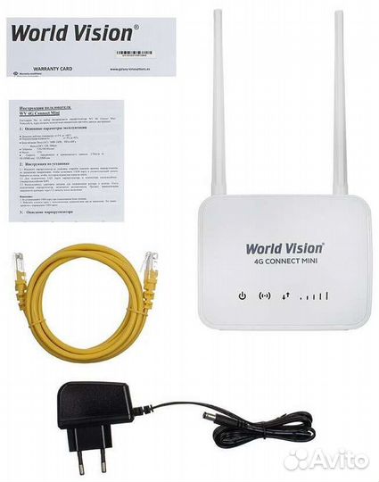Безлимитный интернет и Роутер world vision 4g