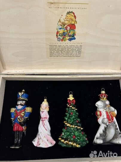 Елочные игрушки komozja и mostowski