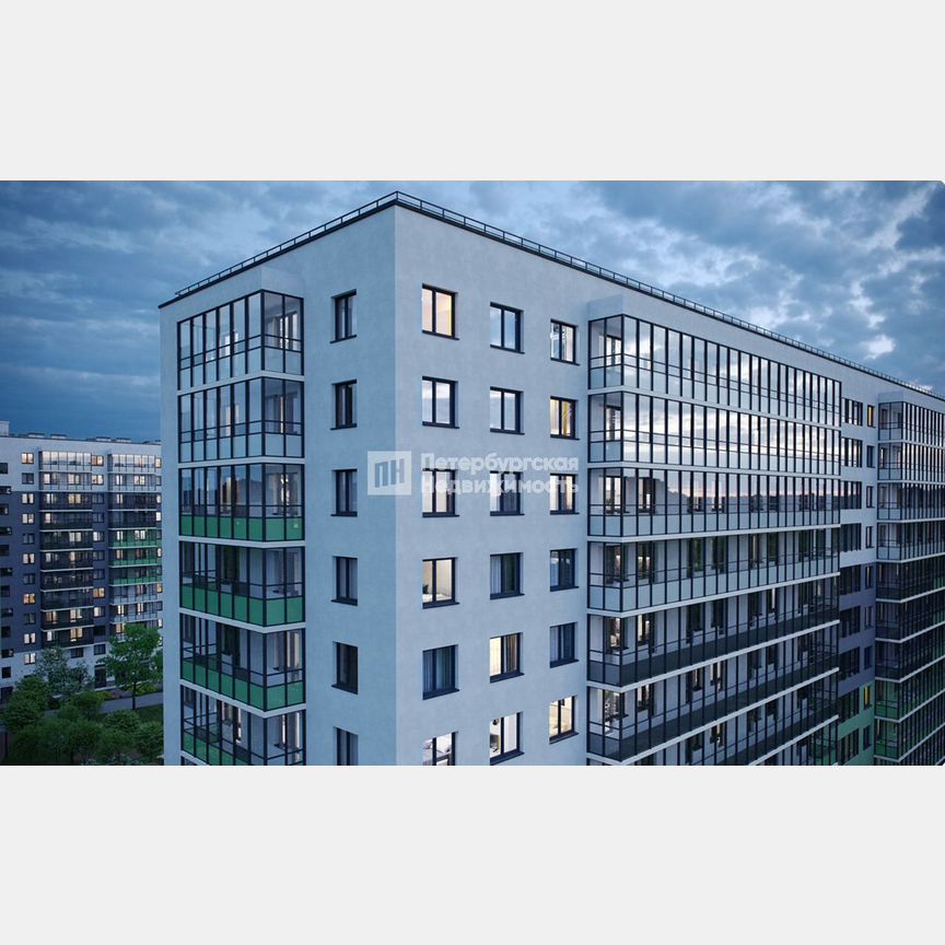 Квартира-студия, 22,2 м², 2/12 эт.