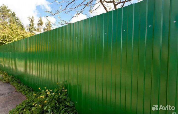 Забор из профнастила