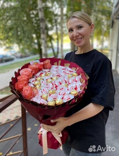Букет из конфет рафаэлло
