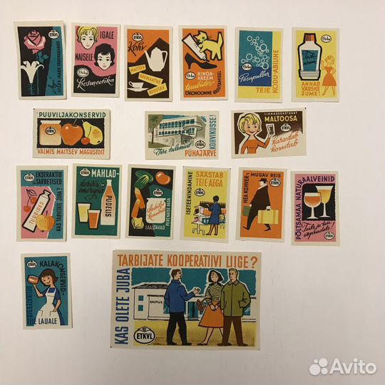 Наборы спичечных этикеток, СССР