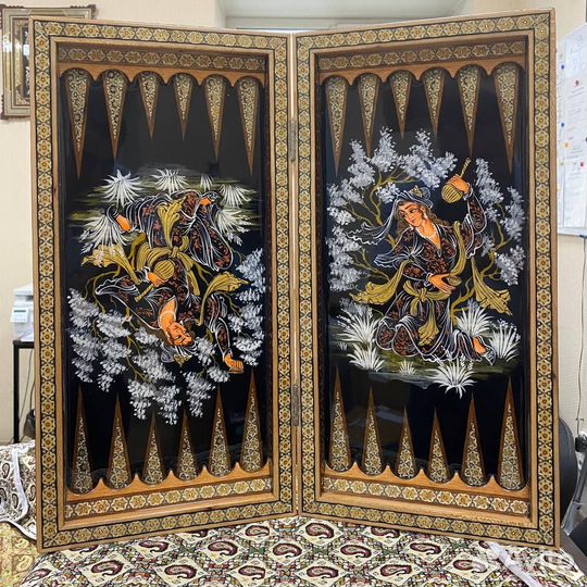 Шахматы-Нарды Хатам Иран Ручная Работа