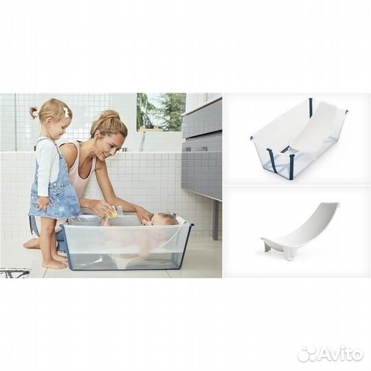 Складная ванночка Stokke Flexi Bath с горкой