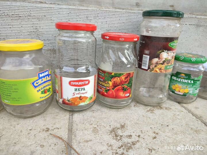 Банки стеклянные разные