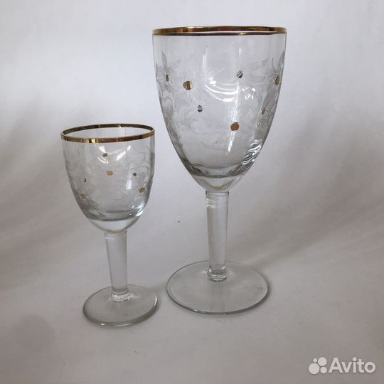 Хрусталь с позолотой СССР