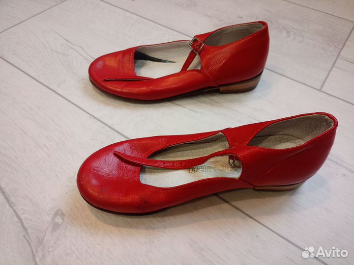 Туфли народные красные фольклор 31 размер